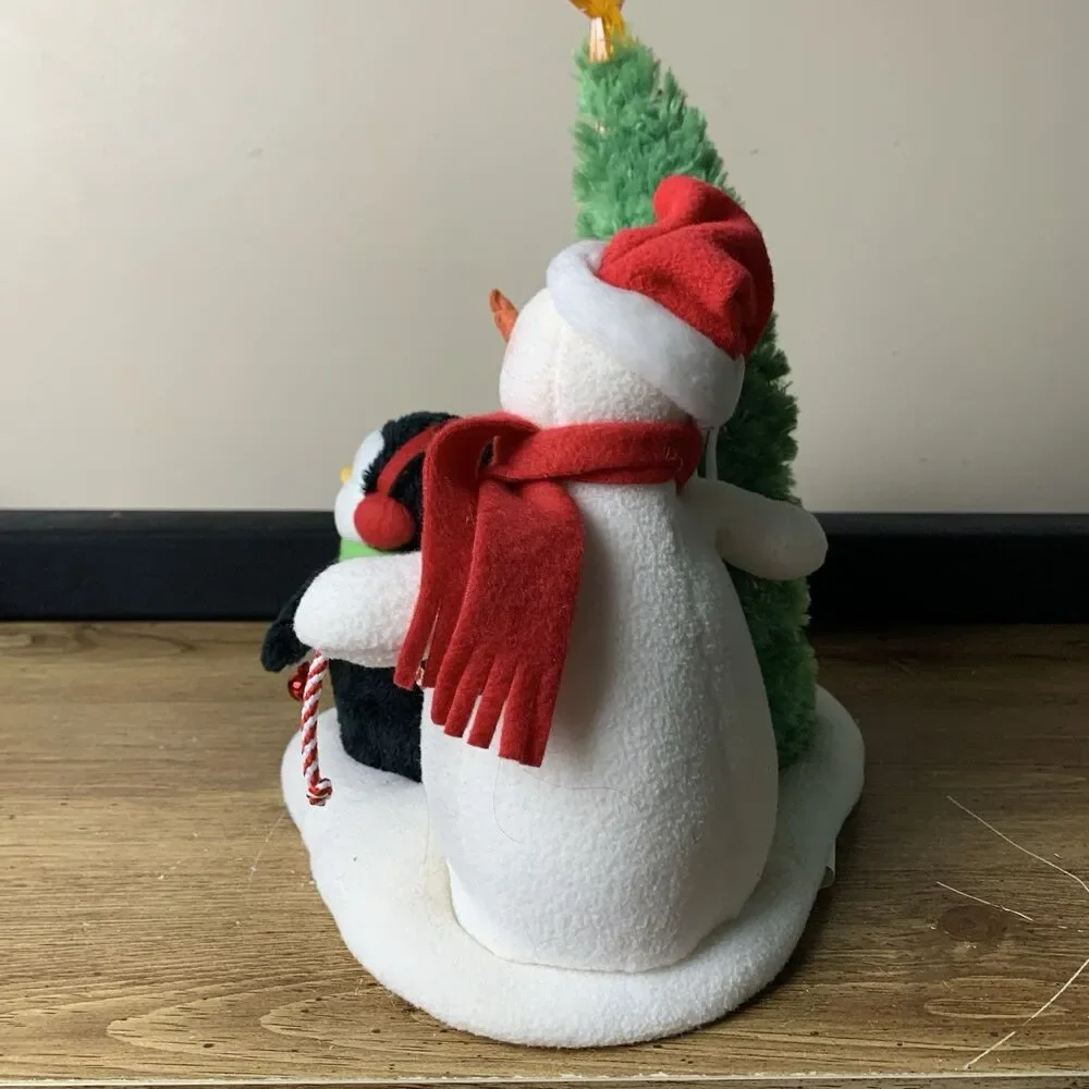 Hallmark Jingle Pals Snowman Penguin Very Merry Trio Christmas Plush Singing ‘06